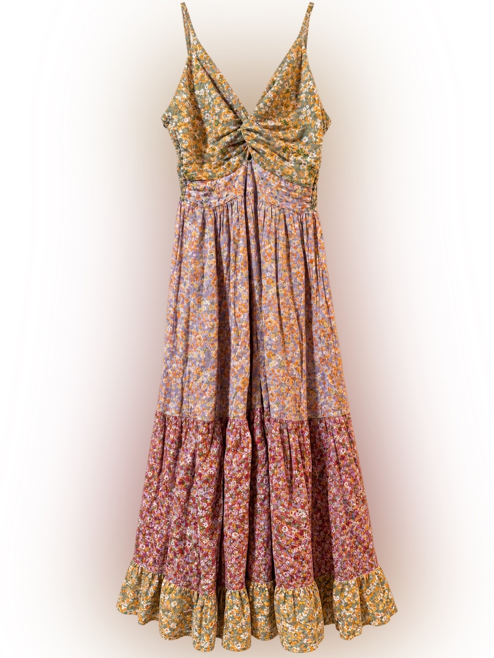 ANGIE Floral Boho Maxi Dress
